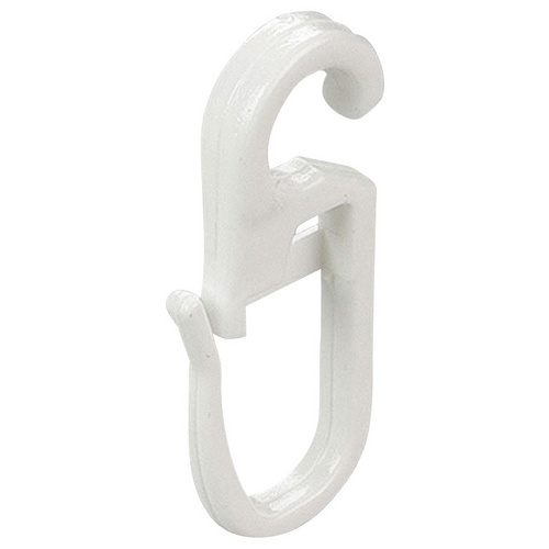 LIEDECO Faltenlegehaken, Weiß, 8 Stück - weiss