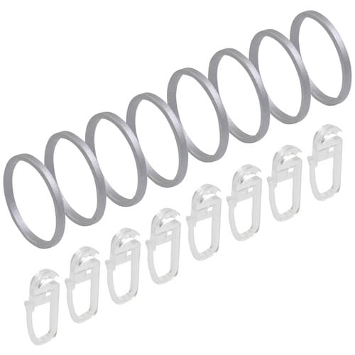 LIEDECO Stilring, Ø 20 mm, Aluminium - silberfarben