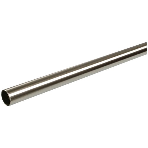 LIEDECO Stilrohr, Länge 1600 mm, Ø 16 mm, Metall - silberfarben