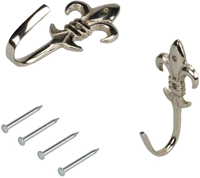 LIEDECO Raffhaken, Metall, braun