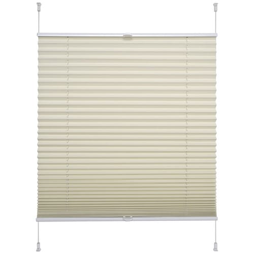 LIEDECO Klemmfix Thermo Plissee, 60x130 cm - beige