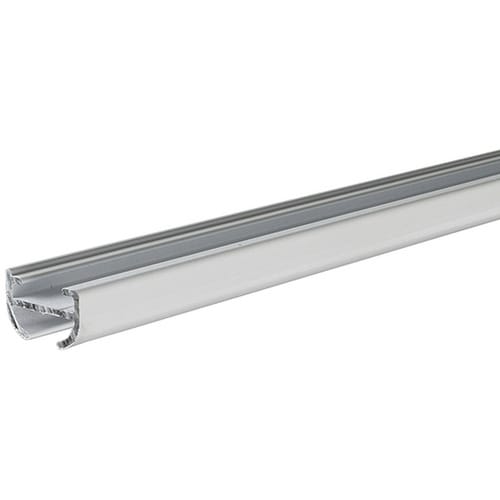 LIEDECO Schleuderschiene, Länge: 1600 mm, 1-läufig, Aluminium - weiss