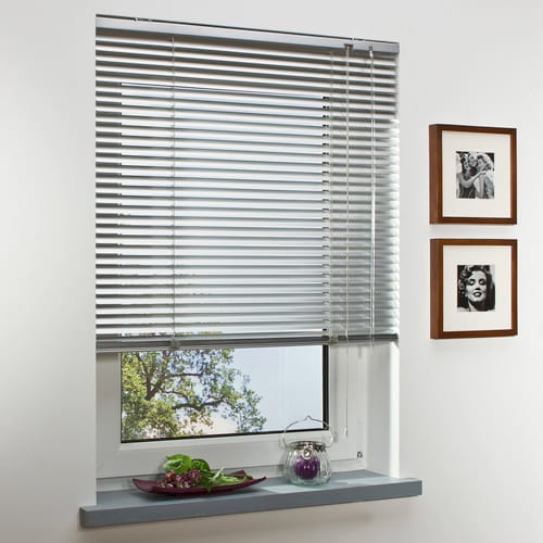 LIEDECO Jalousie, BxH: 60 x 160 cm, Wand-/Deckenmontage - silberfarben