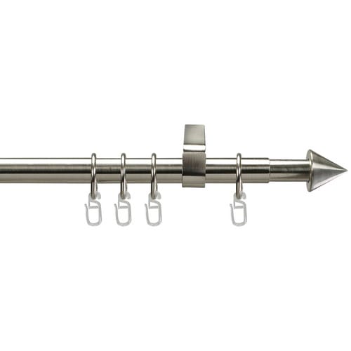 LIEDECO Fertiggarnitur »Kegel«, Länge 2400 mm, Ø 20 mm, Metall - silberfarben