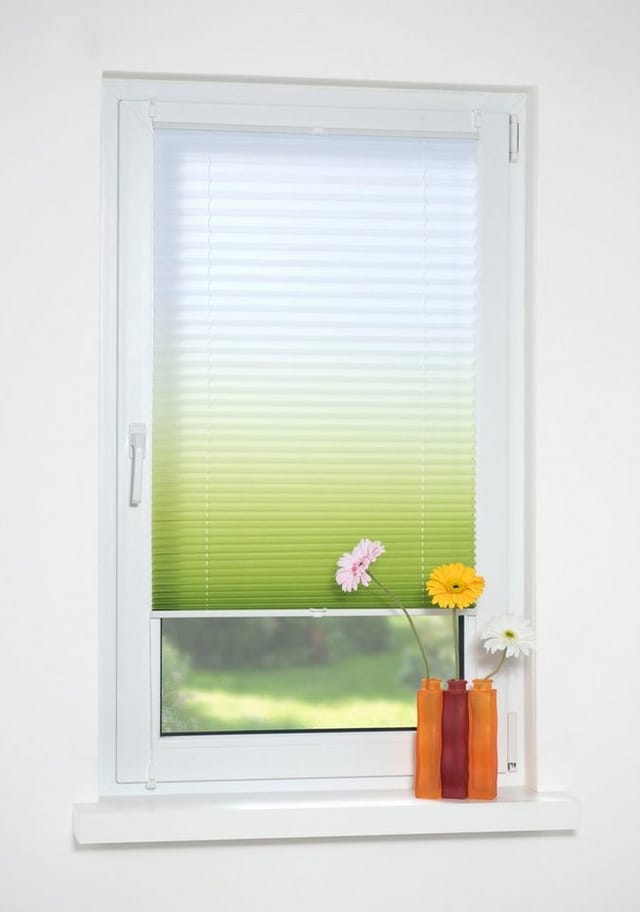 LIEDECO Klemmfix-Plissee, 45x130 cm - gruen