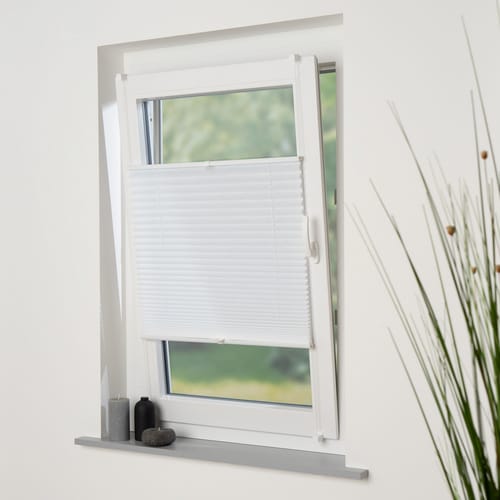 LIEDECO Plissee »Easy«, BxL: 75 x 130 cm, weiß - weiss