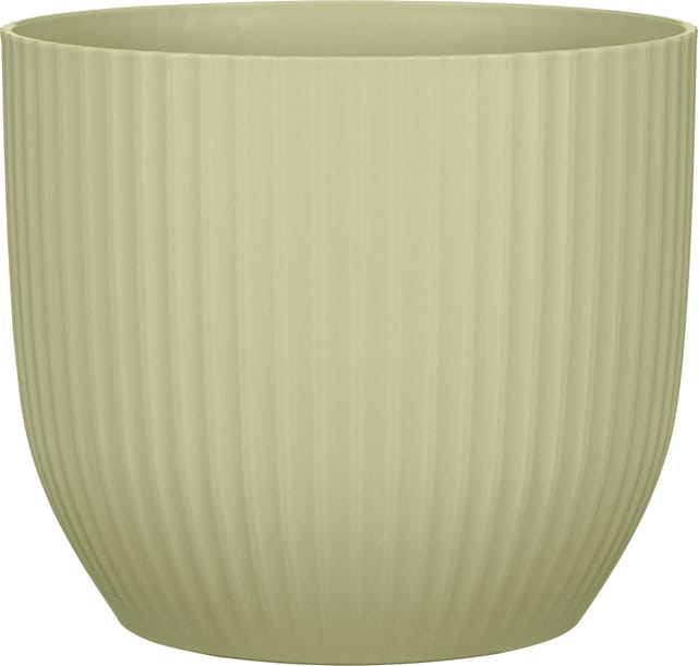 Scheurich Blumentopf Kunststoff Ø 17,6 x 15,4 cm gentle green