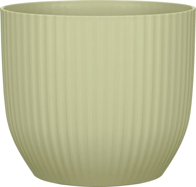 Scheurich Blumentopf Kunststoff Ø 23,8 x 20,5 cm gentle green