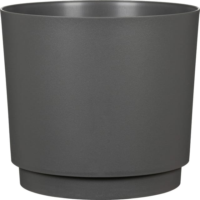 Scheurich Blumentopf Kunststoff Ø 17,9 x 16 cm nero
