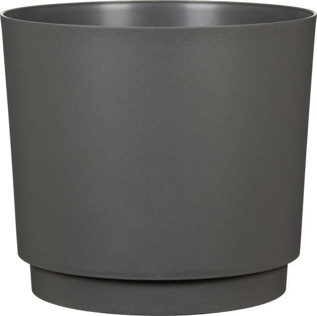 Scheurich Blumentopf Kunststoff Ø 14,9 x 13,3 cm nero