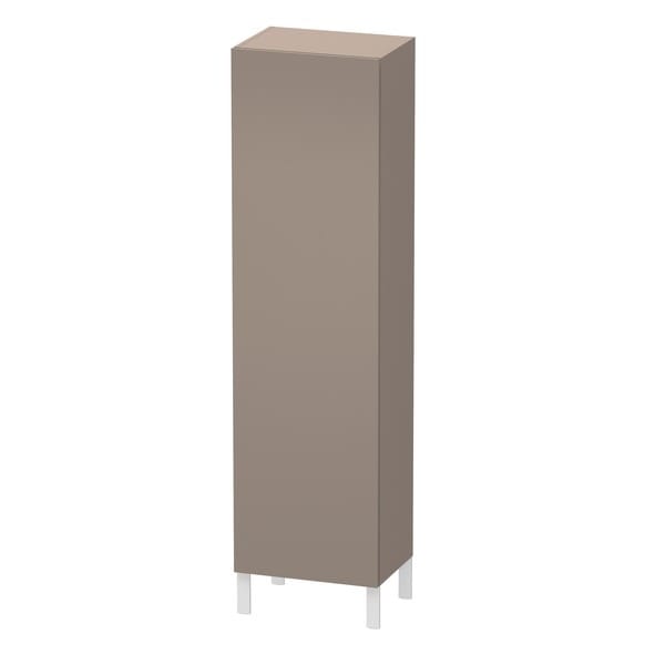 Duravit Hochschrank L-Cube 50x36,3x176cm, Tür rechts, basalt matt