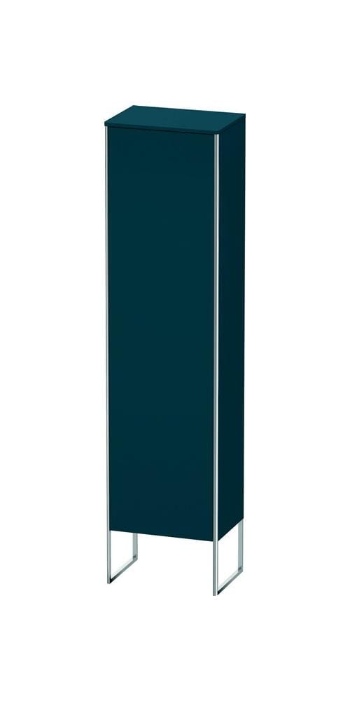 Duravit Hochschrank XSquare 50x35,6x201,6cm, st, T. li, blau s-matt