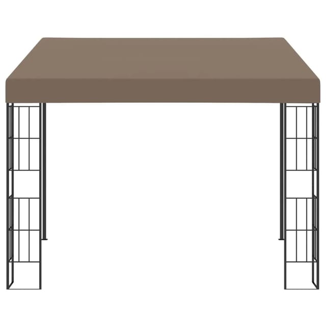 Wand-pavillon 3x3 M Taupe Stoff Vidaxl