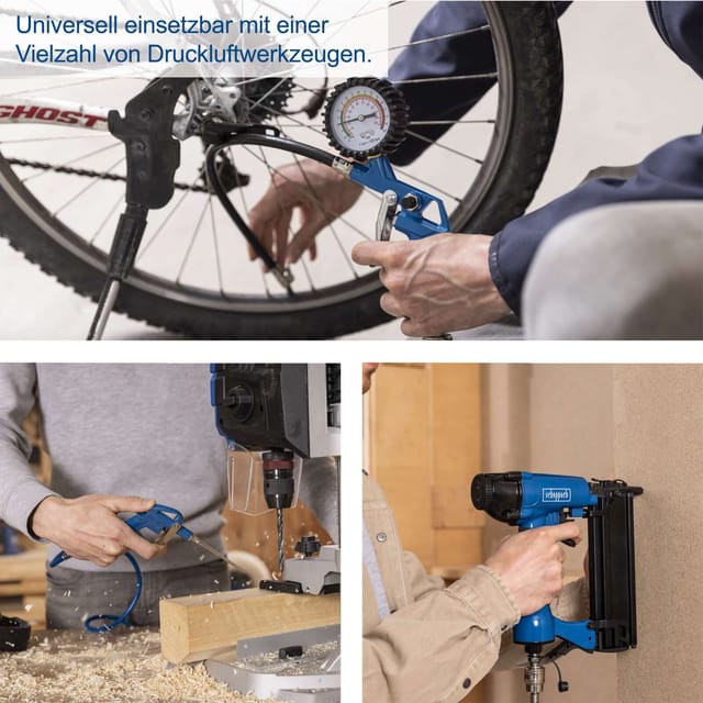 Scheppach - Kompressor Hc35v 1500w 10bar Ölfrei & Wartungsarm 180 L/min Ansaugleistung