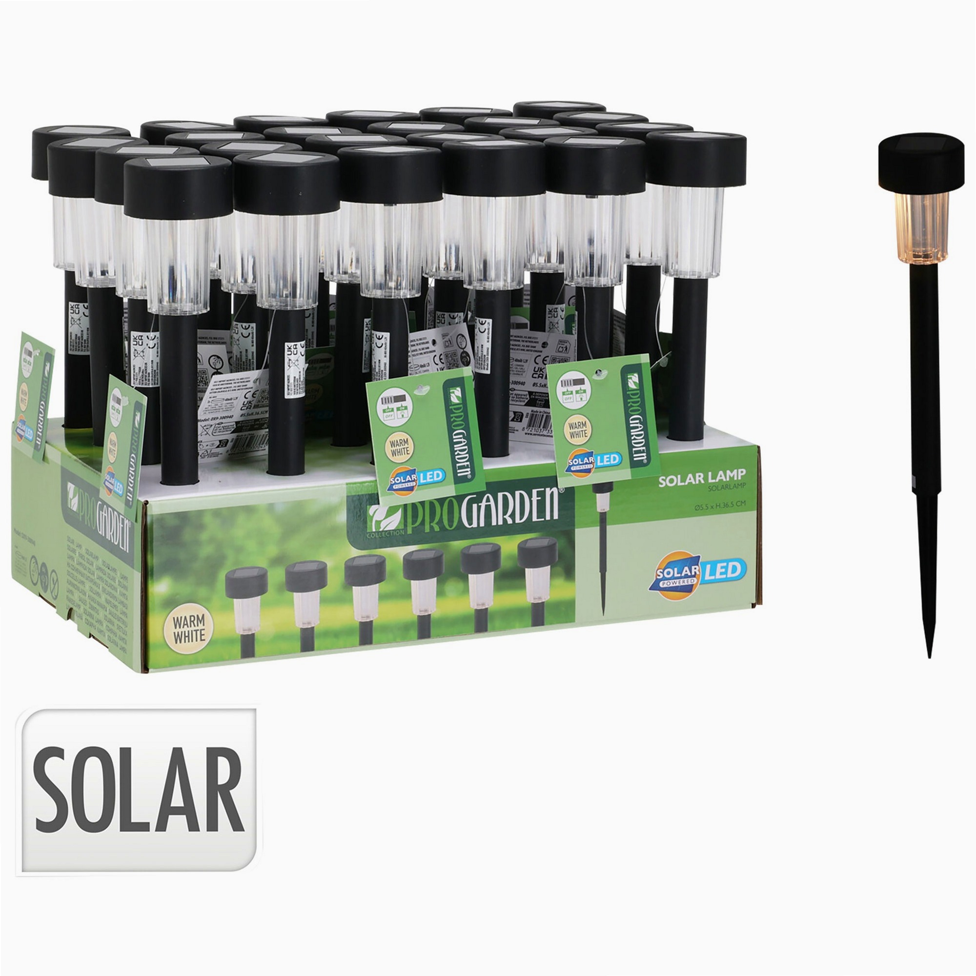 Solarleuchte 36,5 Cm - Progarden