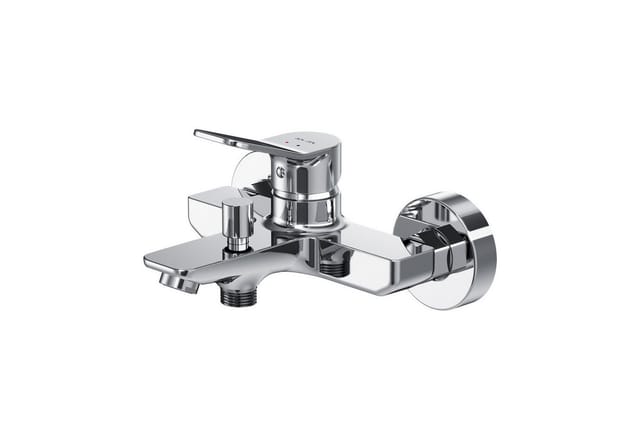 AM.PM Einhebel-Wannenarmatur / Brausearmatur, Wasserhahn Bad, Wannenbatterie FXA10000 X-Joy Aufputz Chrom