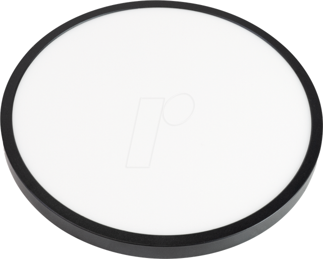 ENOVALITE LED Panel 24W 2700- 5700K Warm- Kaltweiß Dimmbar Variabler Lochausschnitt Einbauleuchte Aufbauleuchte Schwarz
