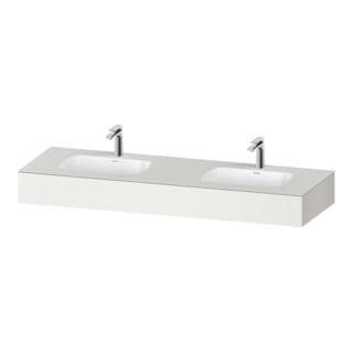 Duravit Einbauwaschtisch-Möbel-Set Qatego 160x55x17cm, m K, 2 A., B bs, m Ü, w m