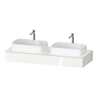 Duravit Konsole Qatego 140x55x17cm, w g, 2 A., Beck. beids.