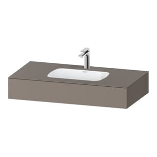 Duravit Einbauwaschtisch-Möbel-Set Qatego 100x55x17cm, ba m, m K, 1 Ausschn, m ÜL