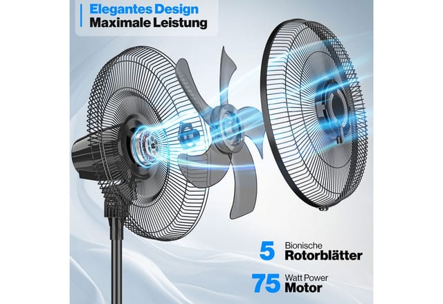 KESSER® Stand-Ventilator Frosty mit Wasser Ultraschall-Sprühnebel Wasserkühlung , inkl. Fernbedienung Timer-Funktion , Luftbefeuchter Leise , Nebelfunktion , Raumbefeuchter , Standventilator