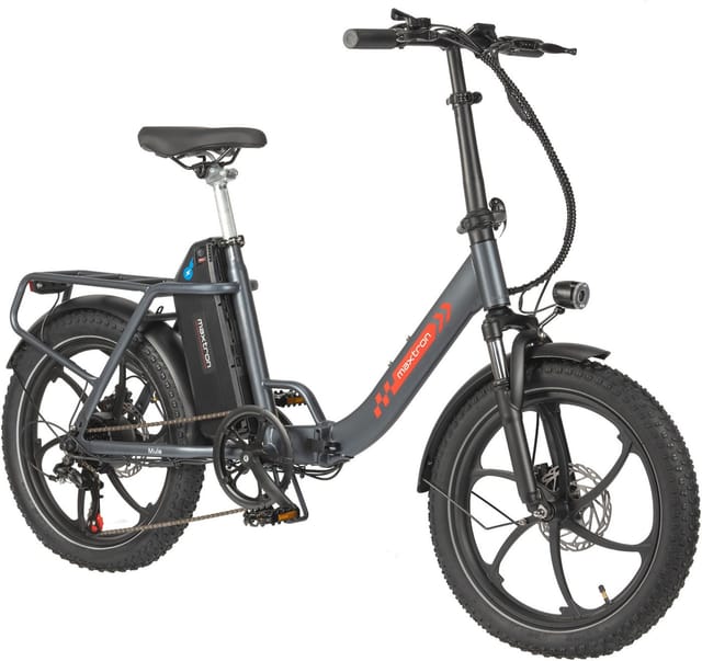 Maxtron Mule, Falt-E-Bike, All-Terrain E-Bike, 20" Zoll, grau