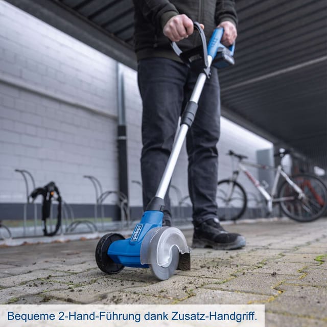 Akku-Unkrautfugenbürste C-FR100-X Scheppach - 20V | inkl. 2Ah Akku + 2,4A Ladegerät