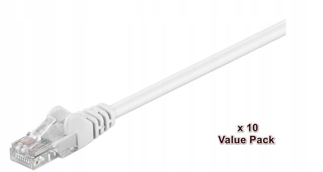 U/utp Cat5e 10m Weiß 10 Stück - Microconnect