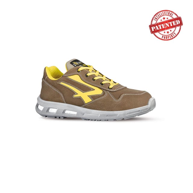 Sicherheitsschuhe Niedrig Brave Esd S3 Ci Src - Braun/gelb 40