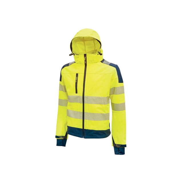 Arbeitssoftshelljacke Mit Hoher Sichtbarkeit Miky - Neon Gelb 3xl