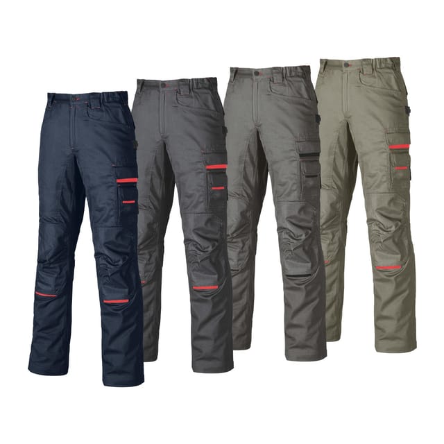 Dehnbare Arbeitshose Nimble - Grau 2xl - Fr (48) - Eu (54)