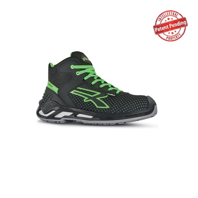 Hochsichere Sicherheitsschuhe Harry Esd S3 Ci Src - Schwarz/grün 45