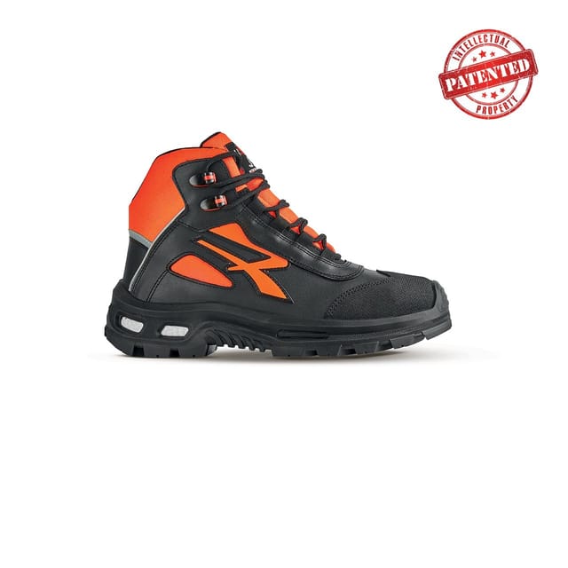 Hochsichere Sicherheitsschuhe Kreed Esd S3 Ci Src - Schwarz/orange 38
