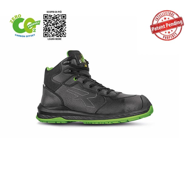 Hochsichere Sicherheitsschuhe Niagara Uk Esd S3 Ci Src - Schwarz/grün 36