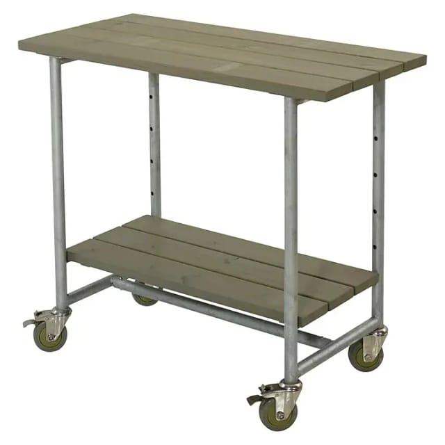 Plus Pflanztisch Urban graubraun 100x50x90cm rechteckig
