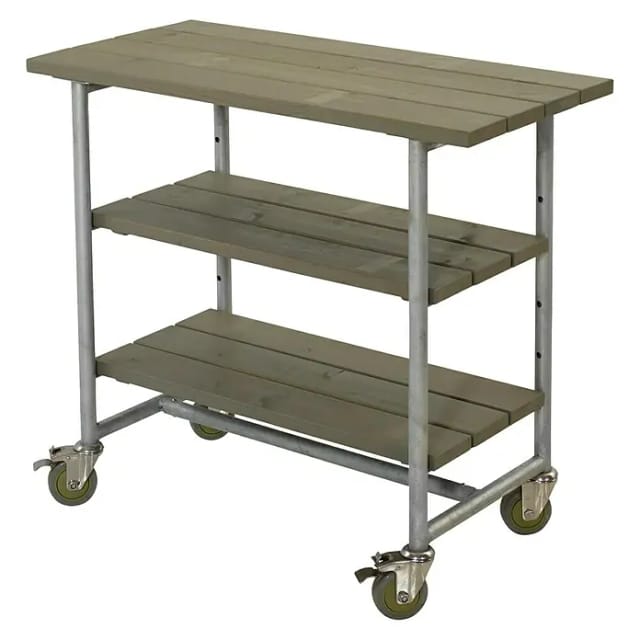 Plus Pflanztisch Urban 100x50x90cm graubraun rechteckig