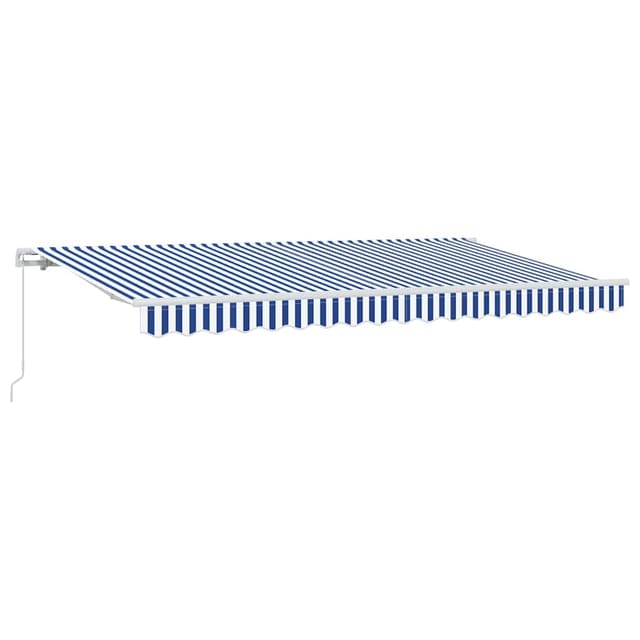 vidaXL Einziehbare Markise Blau 400 x 200 cm Stoff 3329765