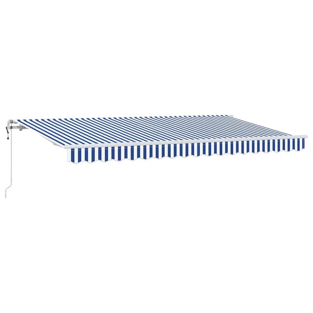 vidaXL Einziehbare Markise Blau 400 x 200 cm Stoff 3329767