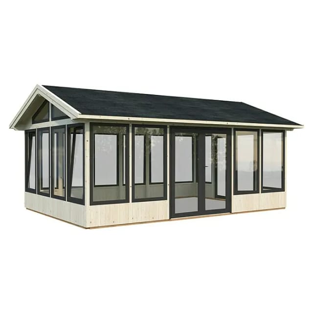 Palmako Pavillon Isabella 597 x 401 cm Tauchgrundiert Transparent FSC®