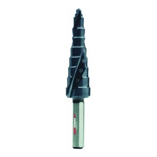 Ruko ULTIMATECUT Stufenbohrer HSSE-Co 5 RUnaTEC mit FLOWSTEP® Spitze Gr. 0/9