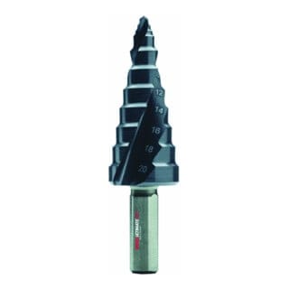 Ruko ULTIMATECUT Stufenbohrer HSSE-Co 5 RUnaTEC mit FLOWSTEP® Spitze Gr. 1