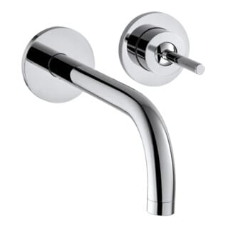hansgrohe Fertigmontageset Axor Uno UP-Waschtisch-Einhebelmischer, Pin-Griff, Ros, A 225mm, chr