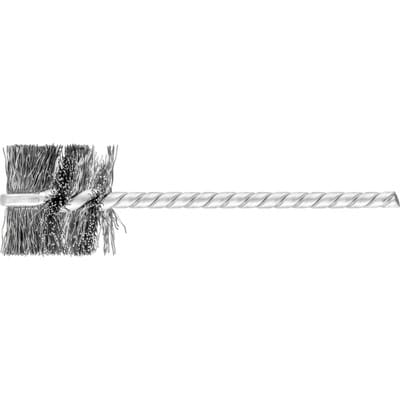 PFERD TOOLS Innenbürste IBU Ø25x25 mm Schaft-Ø3,8 mm Stahl-Draht-Ø0,20