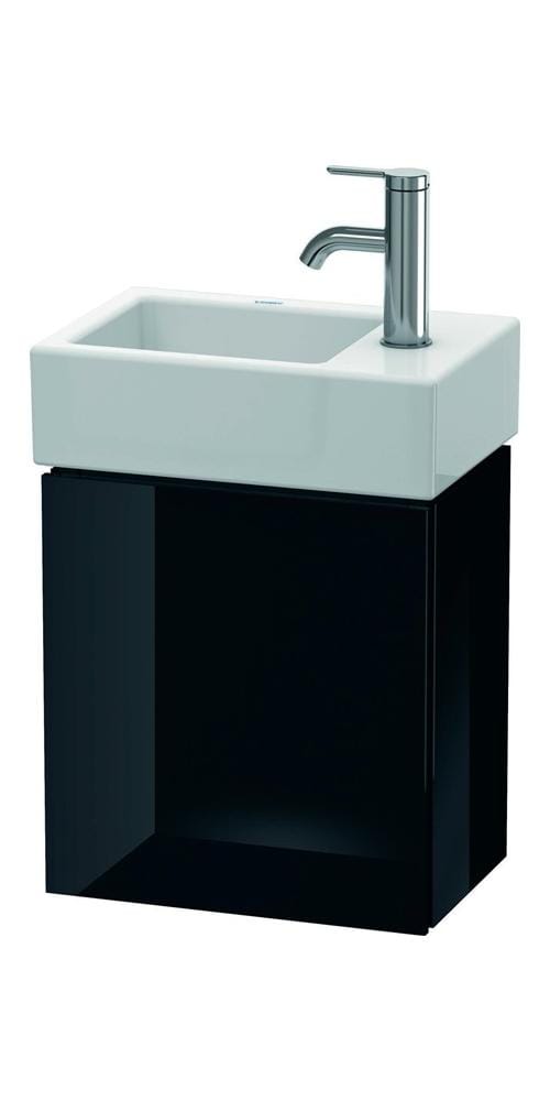 Duravit Waschtischunterschrank L-Cube 36,4x24,1x40cm, wandhängend, Tür re, sw hgl