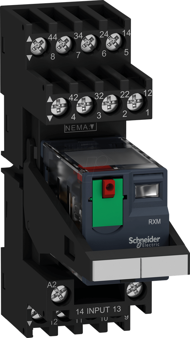 RXM4AB2P7PVM - Koppelrelais Zelio, 4 CO, 230 V AC , 6 A