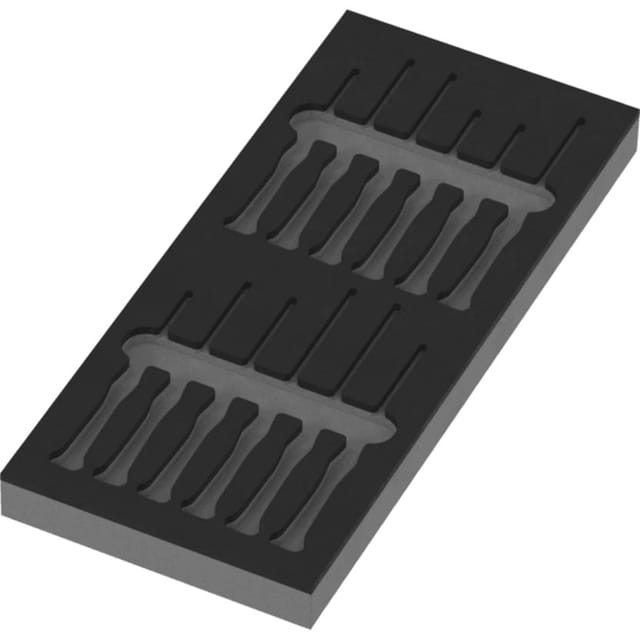 WERA 05137318001 - Schaumstoffeinlage Kraftform Micro Set, ohne Werkzeug