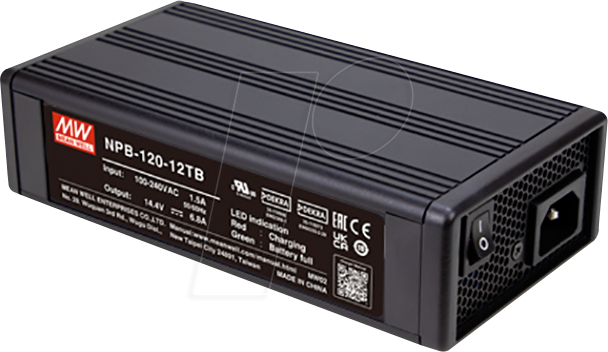 MW NPB-120-48TB - Ladegerät für Blei-, Lithiumakkus, 57,6 V, 2 A