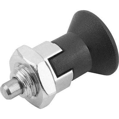 ARRETIERBOLZEN ECO KURZE VARIANTE KURZE AUSFÜHRUNG GR.3 D1=M12X1,5, D=8, FORM:D M.RASTNUT, M.KONTERMUTTER, STAHL