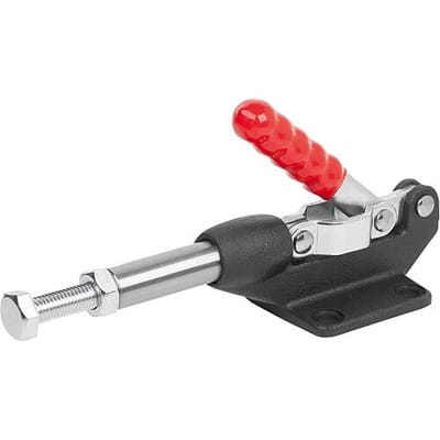 SCHUBSTANGENSPANNER STANDARD, FORM:A, F2=3800, STAHL VERZINKT, KOMP:KUNSTSTOFF ROT