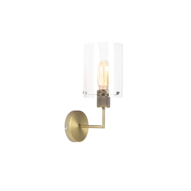 Moderne Wandleuchte Bronze Mit Glaskuppel